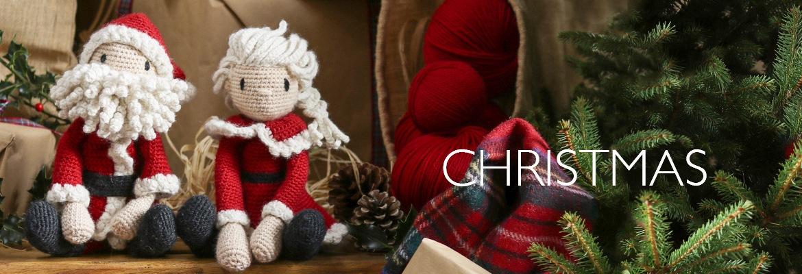 Christmas classic Santa Claus toft crochet pattern dolls elves gift